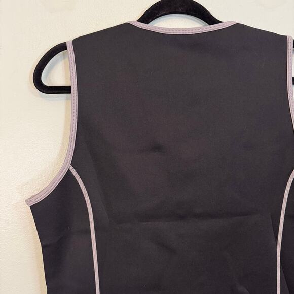 SAUNAFX Neoprene Sauna Vest Top Mens M/L Black Slimming Microban Zip Workout Gym - Picture 4 of 7